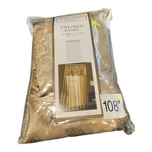 CROSCILL Classic Tailored Panel Drapery 50 X 108L. Fiorenza Sheer